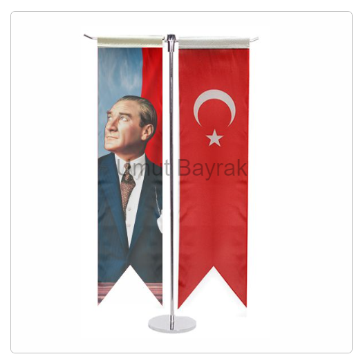 T Masa Türk Atatürk Bayrağı No T  